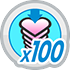 イイネ！もらう100