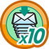 メッセージ受信10